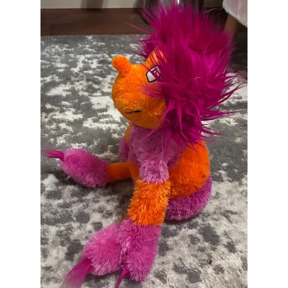 Dr Seuss Wocket in My Pocket Plush and Board Book Set Orange Pink Purple Plush